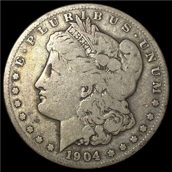1904-S Silver Morgan Dollar LIGHTLY  CIRCULATED