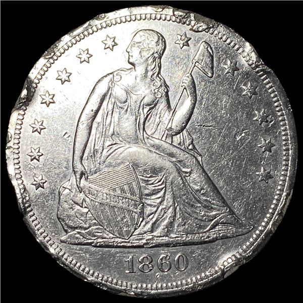 1860-O Silver Seated Liberty Dollar HIGH  GRADE