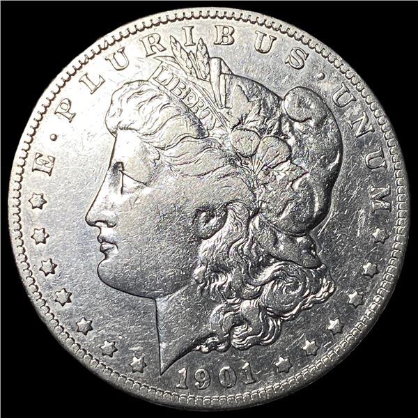 1901-S Silver Morgan Dollar ABOUT  UNCIRCULATED