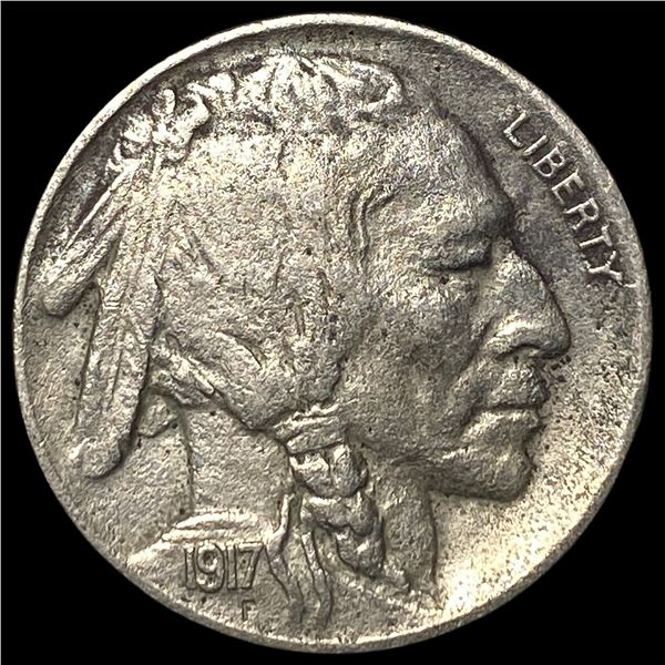 1917-D Buffalo Nickel CLOSELY UNCIRCULATED