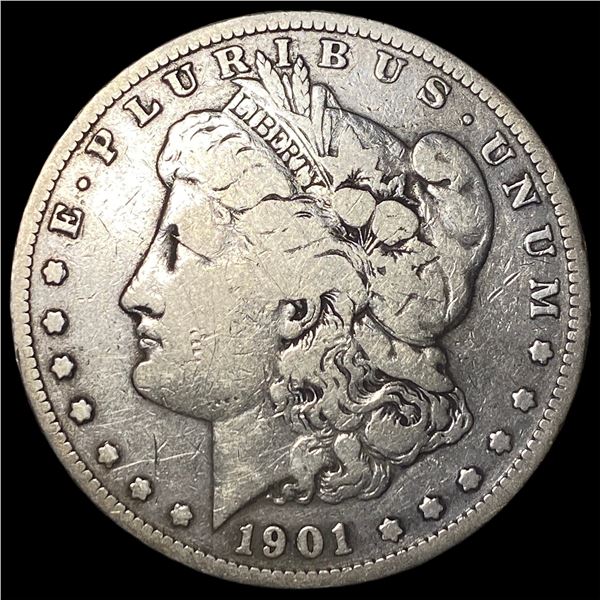 1901-S Silver Morgan Dollar LIGHTLY  CIRCULATED
