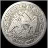 Image 2 : 1853 Arrows/Rays Seated Liberty Quarter  NICELY CIRCULATED