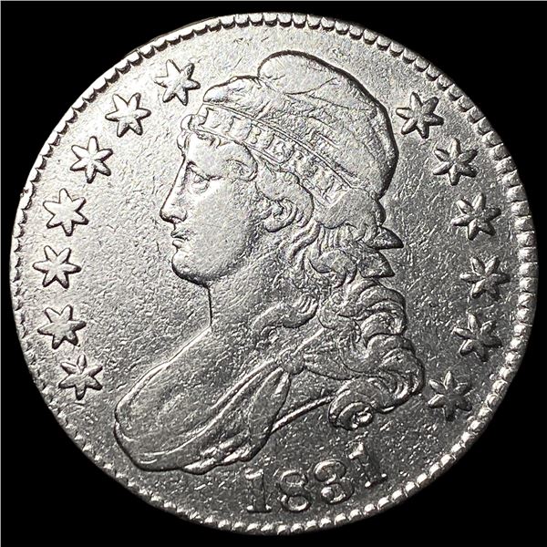 1831 Capped Bust Half Dollar ABOUT  UNCIRCULATED