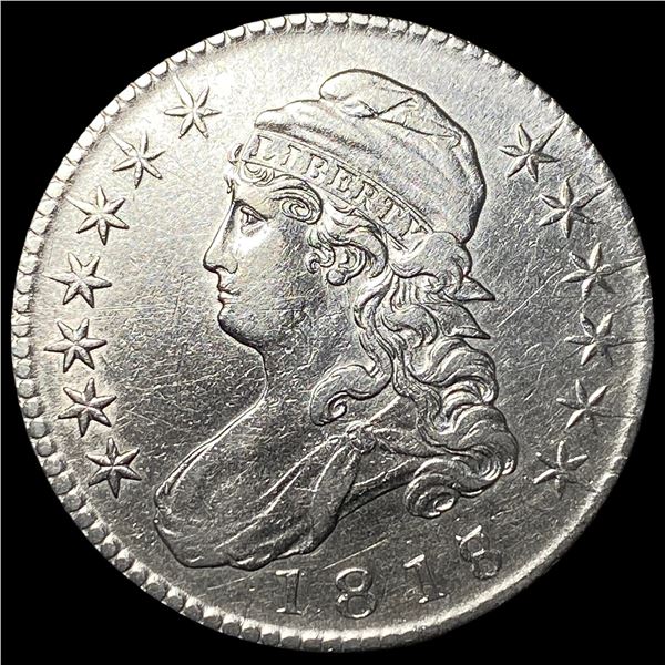 1818/7 Silver Capped Bust Half Dollar CLOSELY  UNCIRCULATED