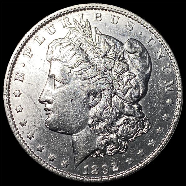 1892 Silver Morgan Dollar CHOICE AU