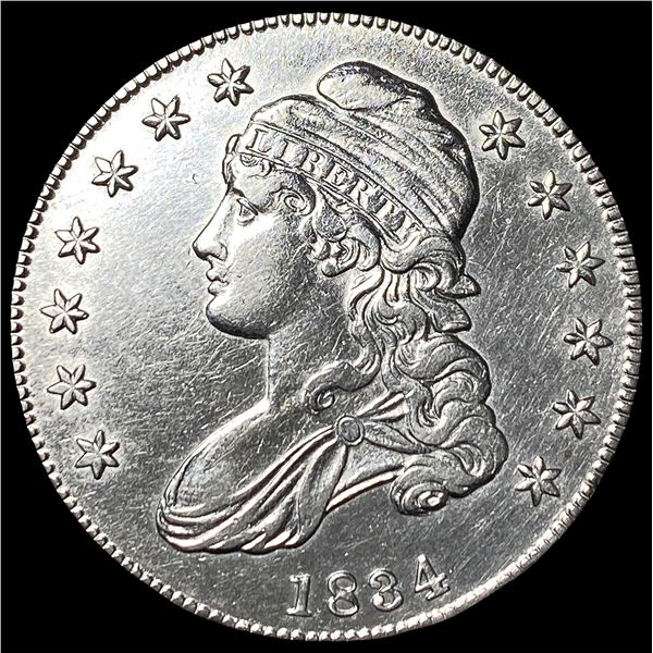 1834 Capped Bust Half Dollar CHOICE AU