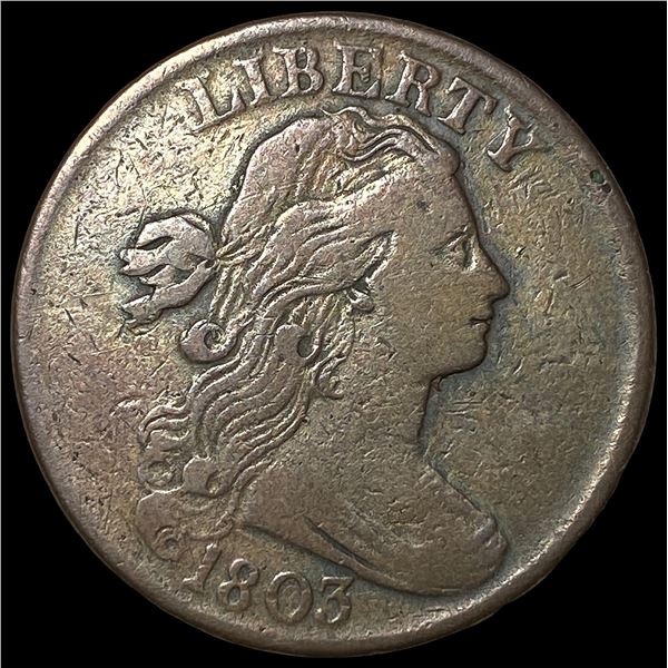 1803 Draped Bust Large Cent NEARLY  UNCIRCULATED