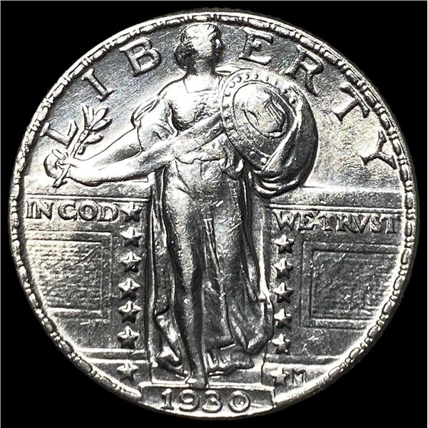 1930 Silver Standing Liberty Quarter  UNCIRCULATED