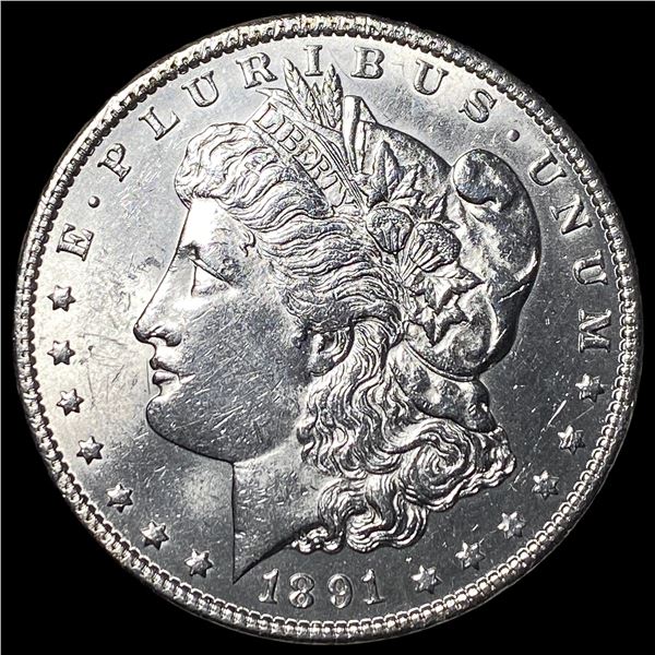 1891 Morgan Silver Dollar CLOSELY  UNCIRCULATED
