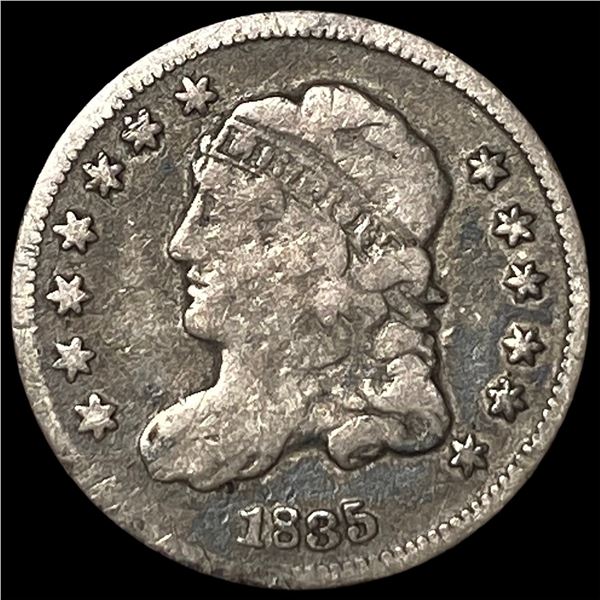 1835 Capped Bust Half Dime LIGHTLY CIRCULATED