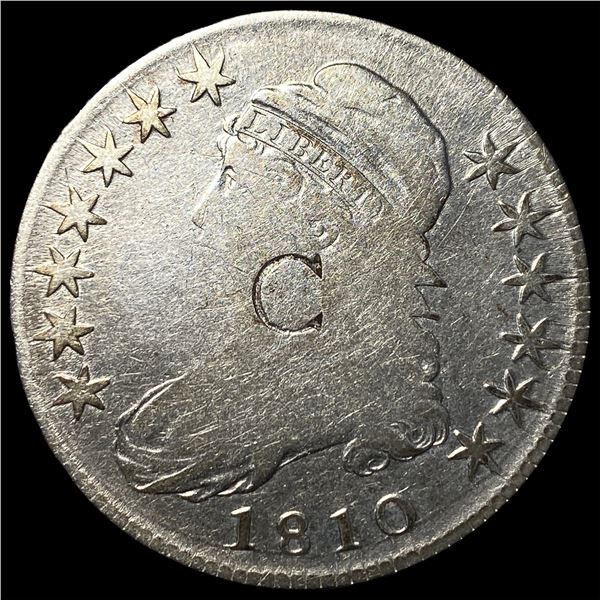 1810 Capped Bust Half Dollar NICELY  CIRCULATED