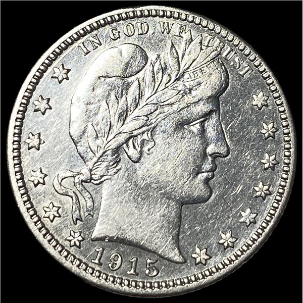 1915-S Barber Silver Quarter UNCIRCULATED