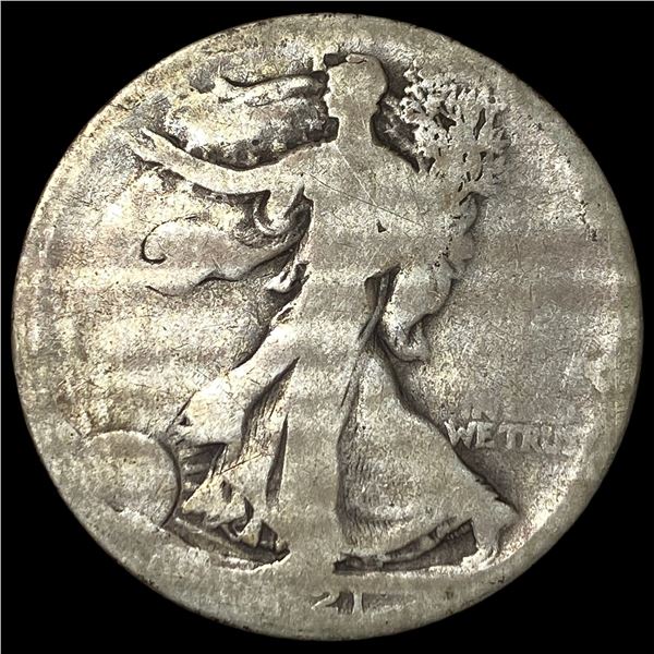 1921-D Walking Liberty Half Dollar NICELY  CIRCULATED