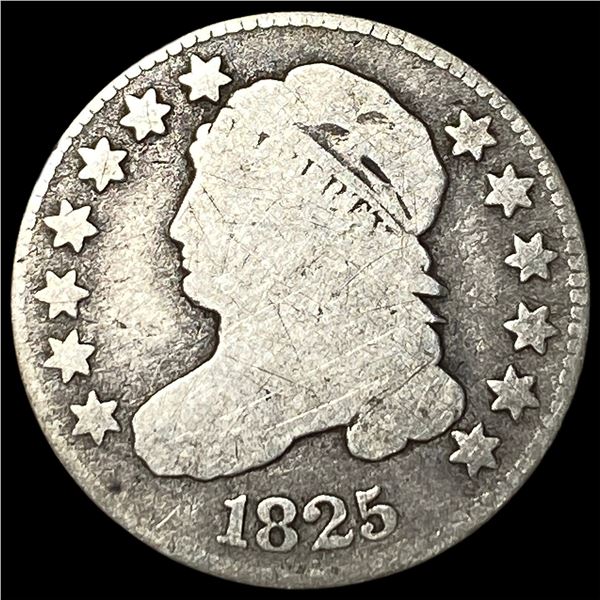 1825 Silver Capped Bust Dime NICELY  CIRCULATED