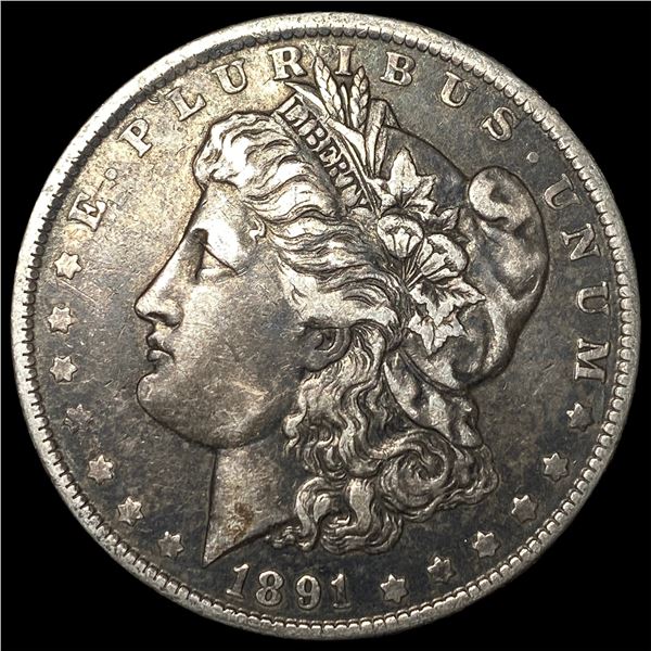 1891-O Silver Morgan Dollar NEARLY  UNCIRCULATED