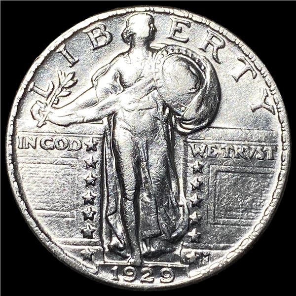 1929 Standing Liberty Silver Quarter CHOICE  AU