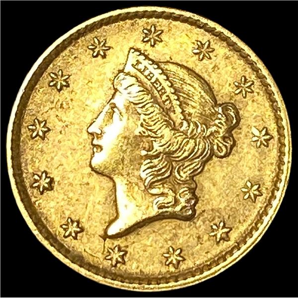 1851 Gold $1 Liberty Head Type 1 HIGH GRADE