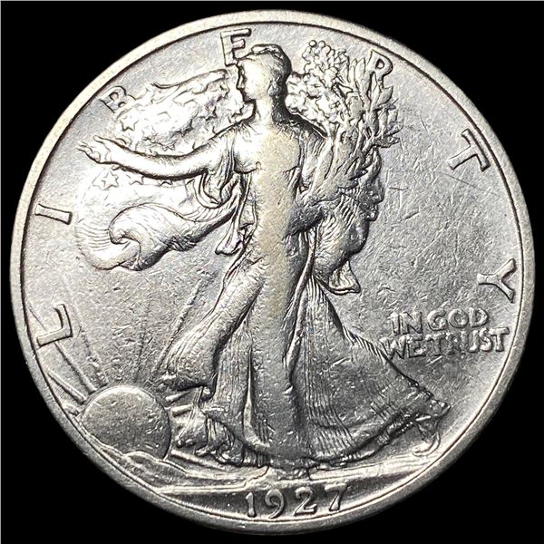 1927-S Silver Walking Liberty Half Dollar  NEARLY UNCIRCULATED