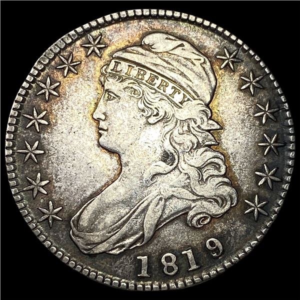 1819 Capped Bust Half Dollar CLOSELY  UNCIRCULATED