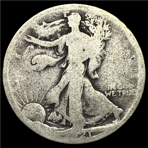1921 Silver Walking Liberty Half Dollar  NICELY CIRCULATED