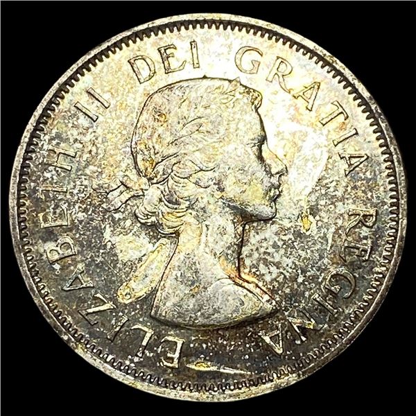 1956 Canada Silver 25 Cents GEM PROOF