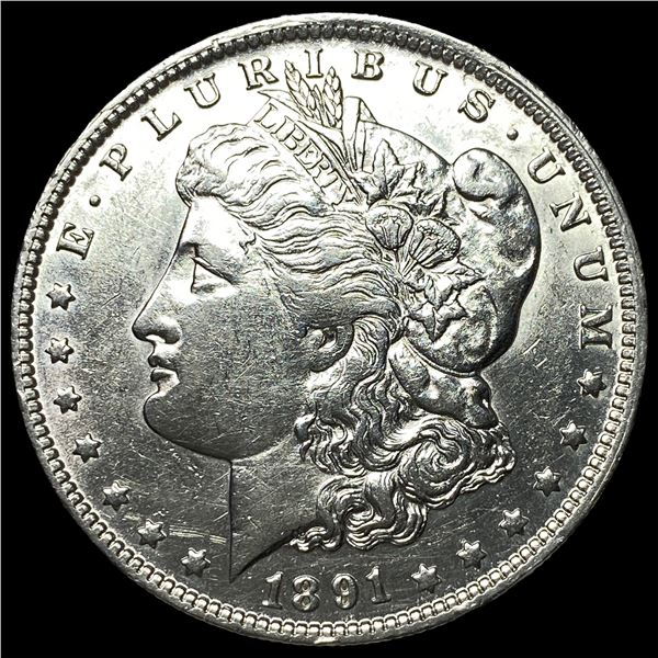 1891-O Silver Morgan Dollar CHOICE AU
