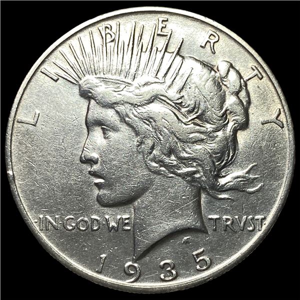 1935-S Silver Peace Dollar CLOSELY  UNCIRCULATED