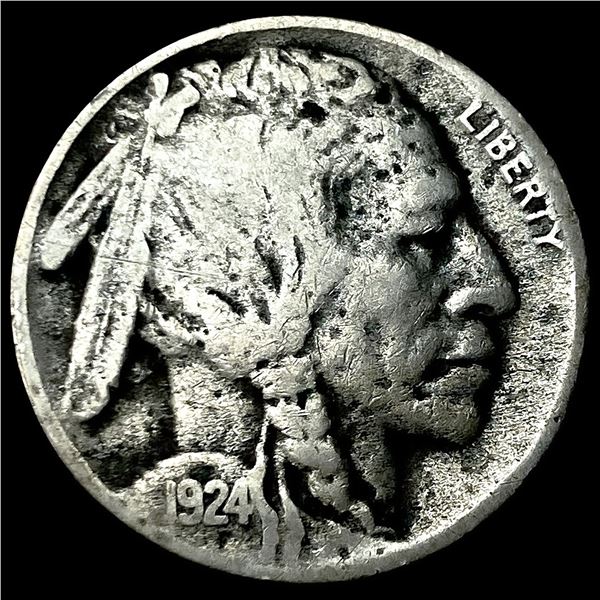 1924-S Buffalo Nickel LIGHTLY CIRCULATED