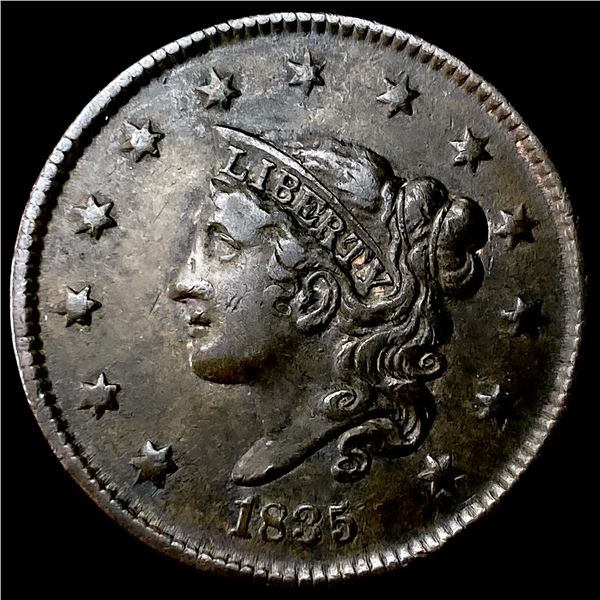 1835 Coronet Head Large Cent CHOICE AU
