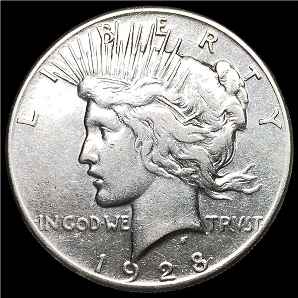 1928 Silver Peace Dollar LIGHTLY CIRCULATED