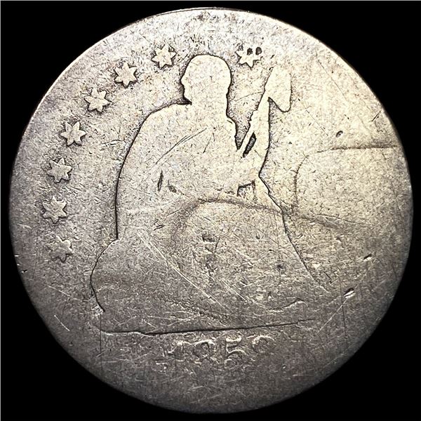 1858-S Silver Seated Liberty Quarter NICELY  CIRCULATED
