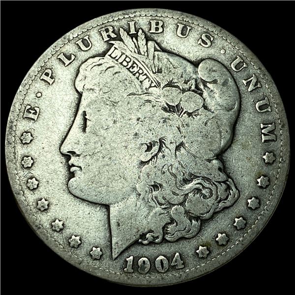 1904-S Silver Morgan Dollar LIGHTLY  CIRCULATED