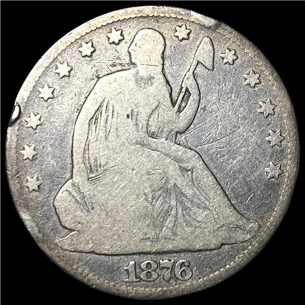 1876 Seated Liberty Half Dollar NICELY  CIRCULATED