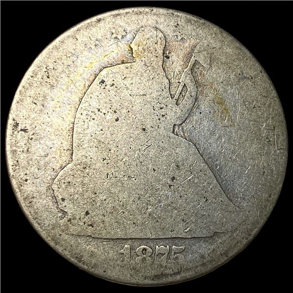 1875 Seated Liberty Quarter NICELY CIRCULATED