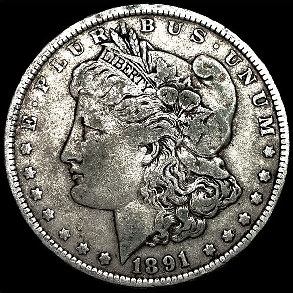 1891-O Silver Morgan Dollar LIGHTLY   CIRCULATED