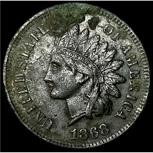 1868 Indian Head Cent CLOSELY UNCIRCULATED
