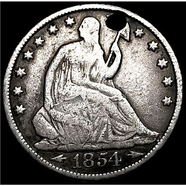 1854-O Arrows Seated Liberty Half Dollar HIGH   GRADE