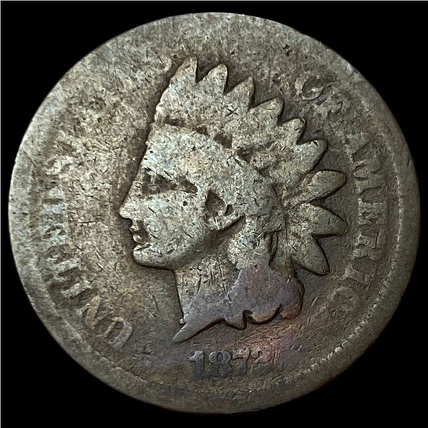 1872 Indian Head Cent NICELY CIRCULATED