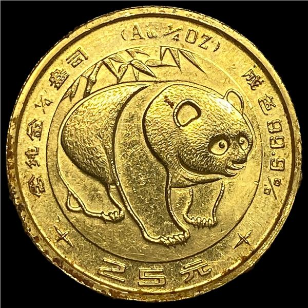 1983 Gold 1/4oz 25 Yuan Chinese Panda HIGH  GRADE