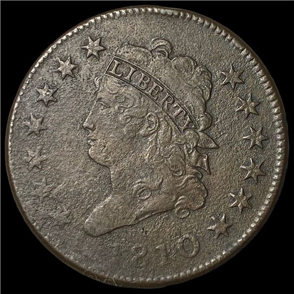 1810 Classic Head Large Cent NEARLY  UNCIRCULATED