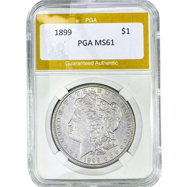 1899 Morgan Silver Dollar PGA MS61