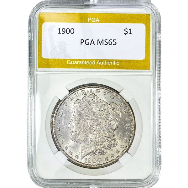 1900 Morgan Silver Dollar PGA MS65