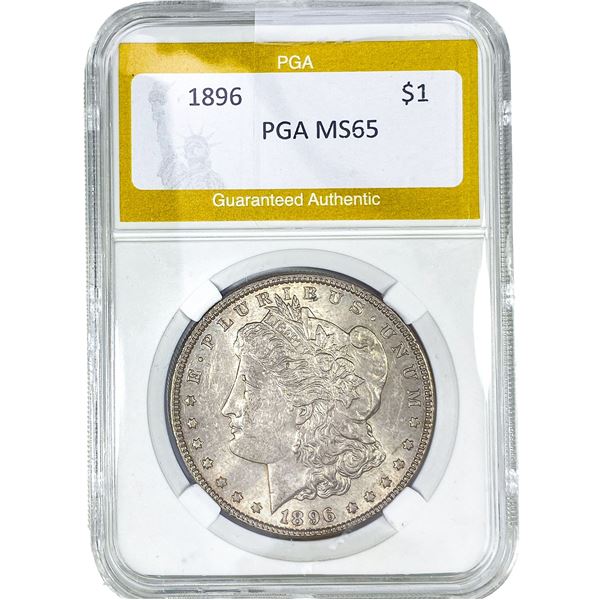 1896 Morgan Silver Dollar PGA MS65
