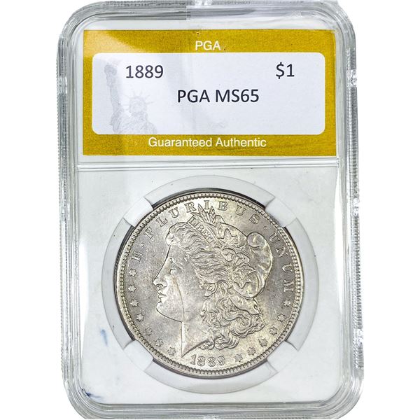1889 Morgan Silver Dollar PGA MS65