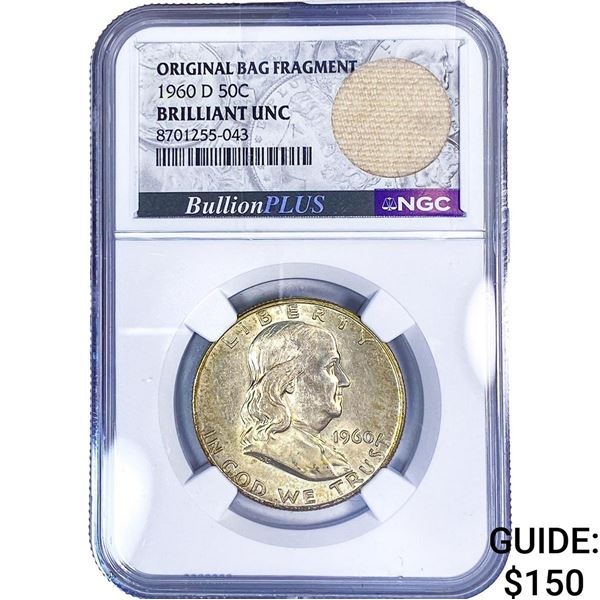 1960-D Franklin Half Dollar NGC BU