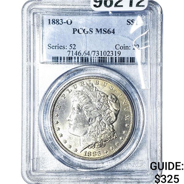 1883-O Morgan Silver Dollar PCGS MS64