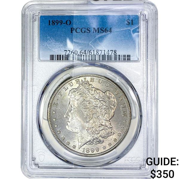 1899-O Morgan Silver Dollar PCGS MS64