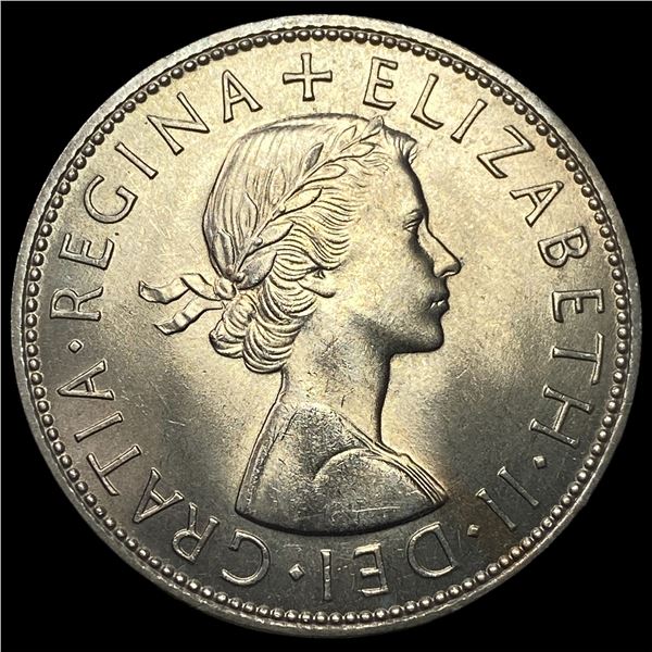 1963 Great Britain Copper Nickel Half Crown