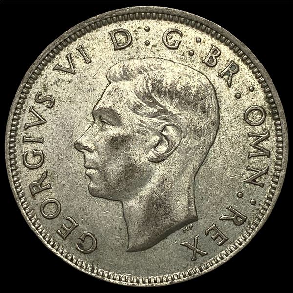 1942 Great Britain Silver 2 Shillings