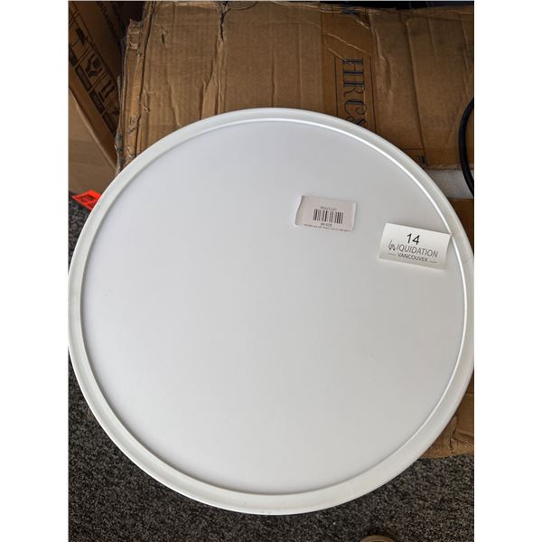 White Round LED Ceiling Light Fixture